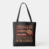 Zombie Zone Trick oder Treat Bag Tasche (Rückseite)
