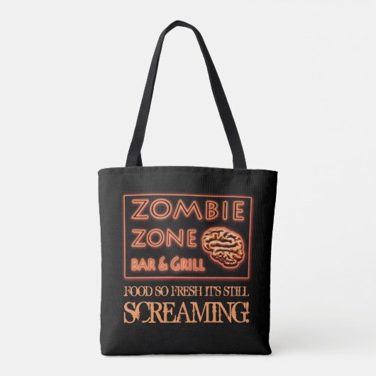 Zombie Zone Trick oder Treat Bag Tasche (Rückseite)