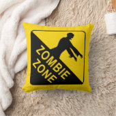 Zombie-Zone, Warnzeichen Kissen (Decke)
