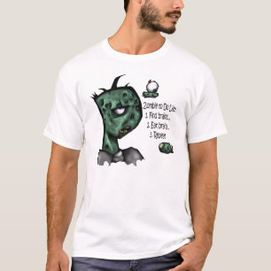 Zombie Zu-listen Shirt auf