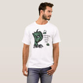 Zombie Zu-listen Shirt auf (Vorne ganz)