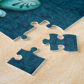 Zombie-Zuckerkätzchen, blau Puzzle (Seite)