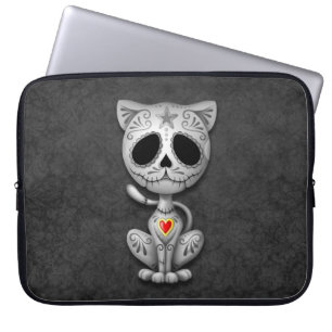 Zombie-Zuckerkätzchen, dunkel Laptopschutzhülle