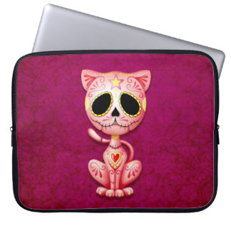 Zombie-Zuckerkätzchen, rosa Laptopschutzhülle