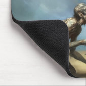 Zombieangriff mit heißer MädchenMausunterlage Mousepad (Ecke)