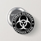 Zombieausbruch-Team-Button Button (Vorne & Hinten)