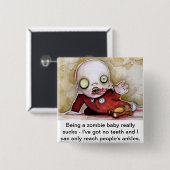 Zombiebaby Button (Vorne & Hinten)