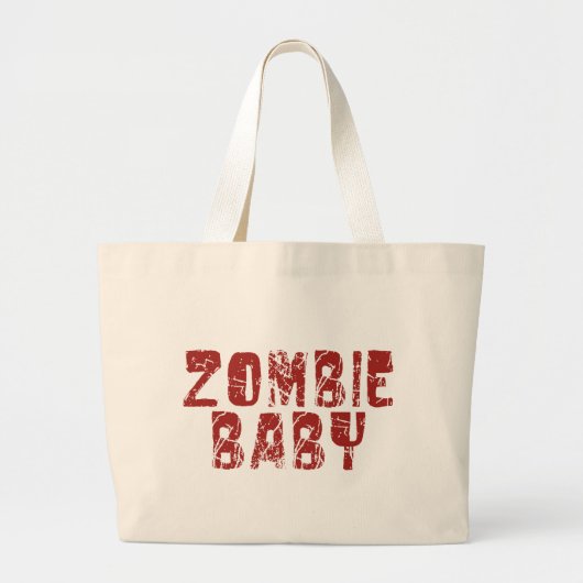Zombiebaby Jumbo Stoffbeutel (Vorne)
