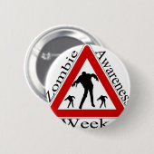 Zombiebewusstseinswoche Button (Vorne & Hinten)