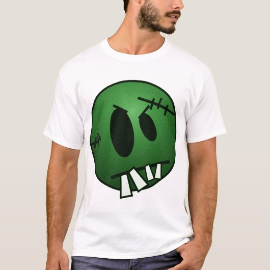 ZOMBIECON GESICHT - GRÜN T-Shirt (Vorderseite)