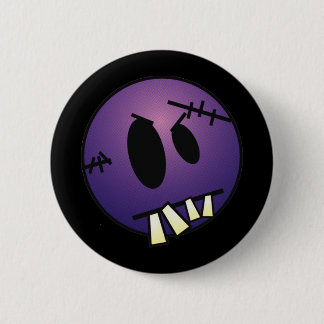 ZOMBIECON GESICHT - LILA BUTTON