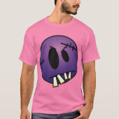 ZOMBIECON-GESICHT - LILA T-Shirt (Vorderseite)
