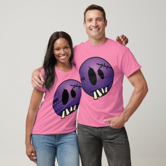 ZOMBIECON-GESICHT - LILA T-Shirt (Unisex)
