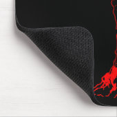 Zombiecore Ästhetik Zombie Hand Rote Rose Skelett Mousepad (Ecke)