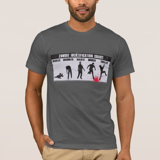 Zombiediagramm T - Shirt (Vorderseite)