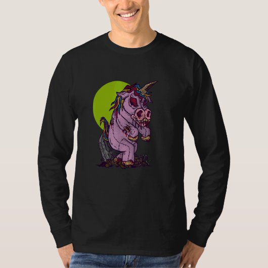 Zombieeinhorn T-Shirt (Vorderseite)