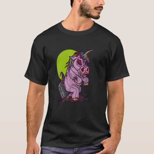 Zombieeinhorn T-Shirt (Vorderseite)