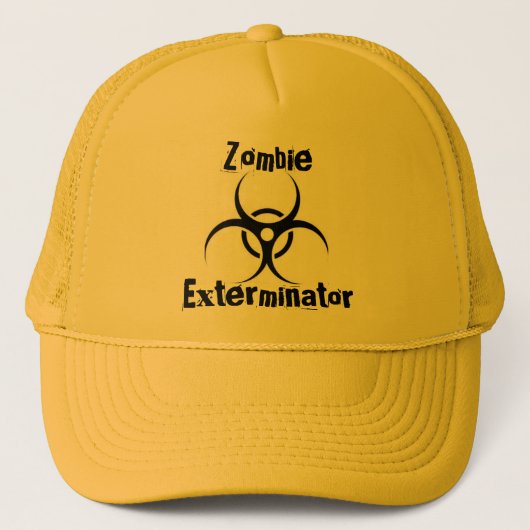Zombieexterminator-Hut Truckerkappe (Vorderseite)