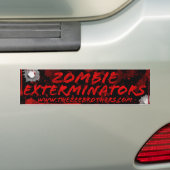 Zombieexterminators-schwarzes Blut u. Autoaufkleber (Auf Auto)