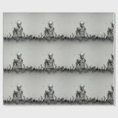 Zombiegepapier Geschenkpapier (Flach)