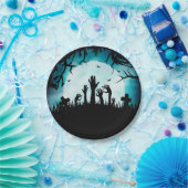 Zombiegraveyard-HalloweenpapierTeller Pappteller (Party)