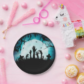 Zombiegraveyard-HalloweenpapierTeller Pappteller (Party)