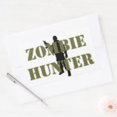 ZOMBIEJÄGER RECHTECKIGER AUFKLEBER (Umschlag)