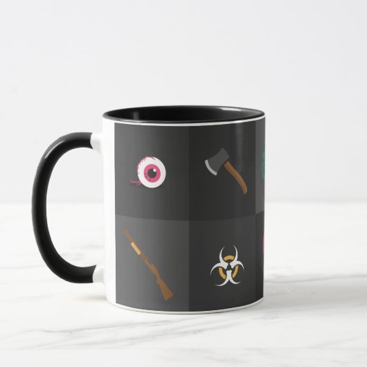 Zombiejäger Tasse (Links)