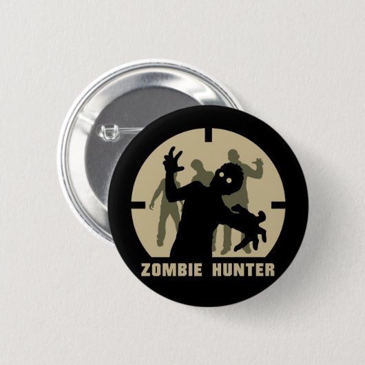 Zombiejägerknopf Button (Vorne & Hinten)