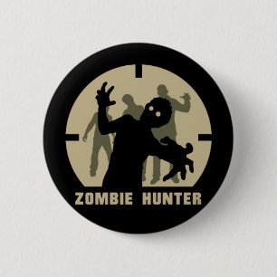 Zombiejägerknopf Button