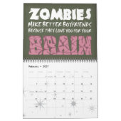 Zombiekalender 2013 kalender (Feb 2027)
