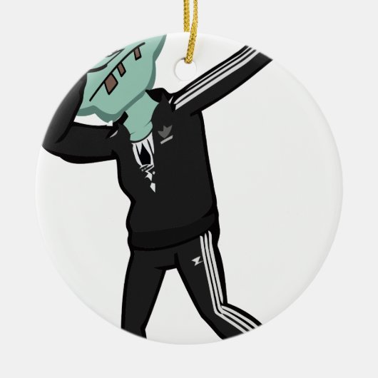 Zombieklecks Keramik Ornament (Vorne)