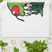 Zombiekuchen-Geschirrtuch Handtuch (Gefaltet)