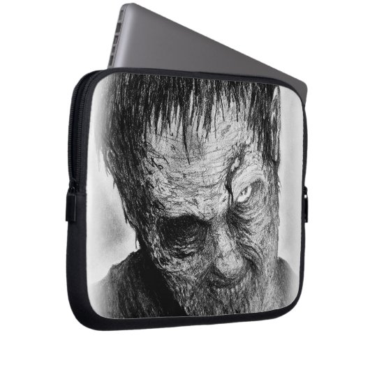 Zombielaptophülse Laptopschutzhülle (Vorne Rechts)
