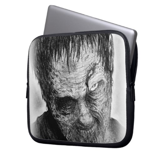 Zombielaptophülse Laptopschutzhülle (Vorderseite Links)