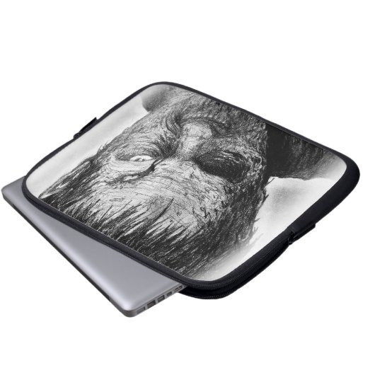 Zombielaptophülse Laptopschutzhülle (Vorne Knopf)