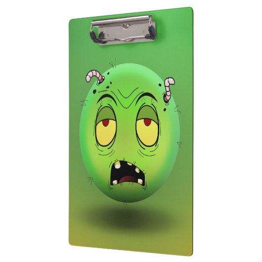 Zombiemoji-Blockhalter Klemmbrett (Links)