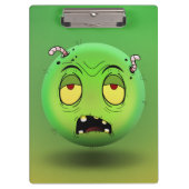 Zombiemoji-Blockhalter Klemmbrett (Vorderseite)