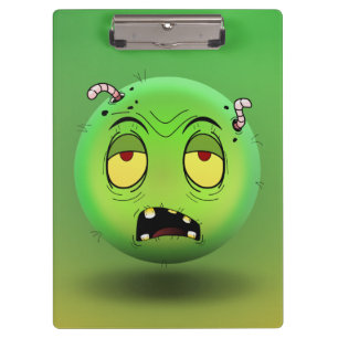 Zombiemoji-Blockhalter Klemmbrett