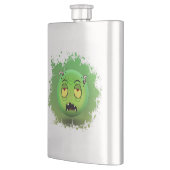 Zombiemoji-Lagerschild Flachmann (Links)