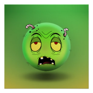 Zombiemoji-Poster Poster