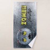 Zombiemoji Vintage Badehandtuch (Badehandtuch)