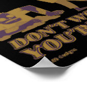 ZOMBIEN ESSEN BRAINS MACHEN SICH NICHT SORGEN, DAS POSTER (Ecke)