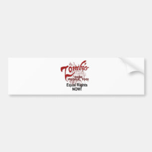 Zombien waren auch Menschen Autoaufkleber