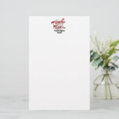 Zombien waren auch Menschen Briefpapier (Stehend Vorderseite)