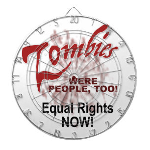 Zombien waren auch Menschen Dartscheibe