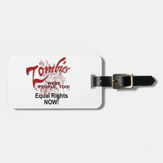 Zombien waren auch Menschen Gepäckanhänger (Vorderseite horizontal)