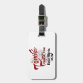 Zombien waren auch Menschen Gepäckanhänger (Vorderseite vertikal)