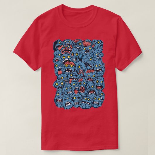 ZOMBIEPALOOZA BLAUE T-Shirt (Design vorne)