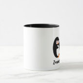 Zombiepenguin-Tasse mit Text Tasse (Zentrum)